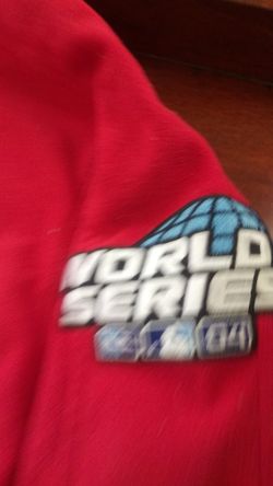 2004 vintage authentic World Series Red Sox sweatshirt