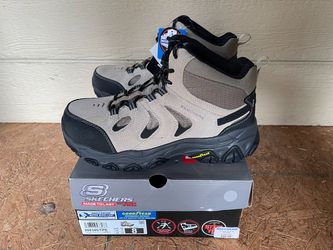 Skechers Steel Toe Boots - Size 8