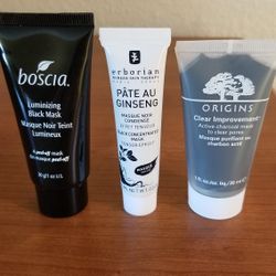 3 High End Face Masks Bundle (Travel Sizes) 