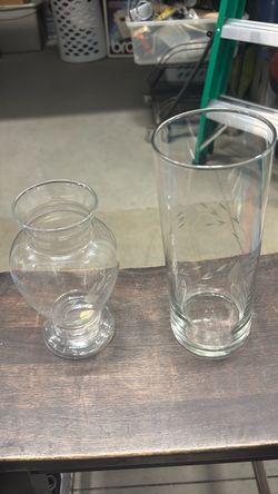 Clear princess. House Vases Set of 2