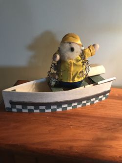 Old Fisherman in a Boat