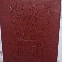 Large Leather Bible 📖 Case