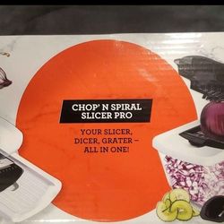 Ginsu Chop 'N Spiral Slicer Pro - 12 Piece Set (New In Box)