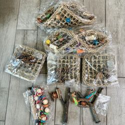 NEW Bird Toys Flying Trapeze Swing Perch Medium