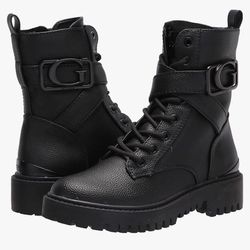 Guess Black Combat Boots