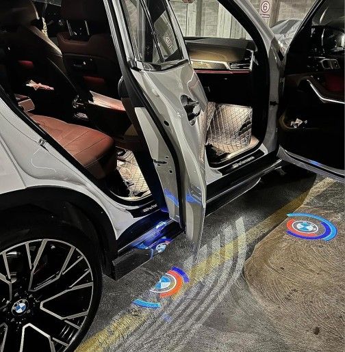 BMW 5OTH Anniversary Door Lights Read Below .  Swipe Left For All Pics Sold Separately 