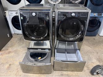 🌄🌠LG washer 5.6 dryer XL electric nice set🌠🌄
