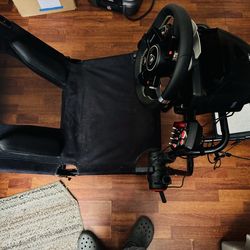 Xbox, racing steering wheel, racing chair