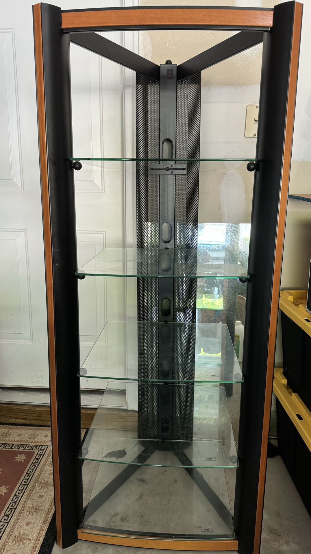 BELL’O Audio Video Tower with 5 Removable Glass Shelving $50 OBO