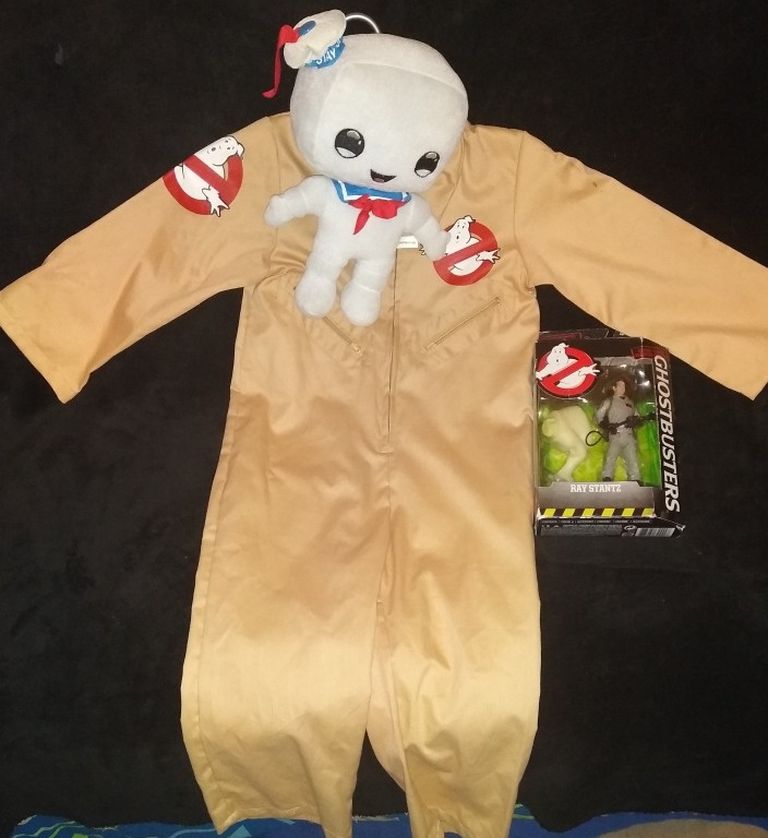 Ghostbusters Kids Costume With Plushie And Action Figure