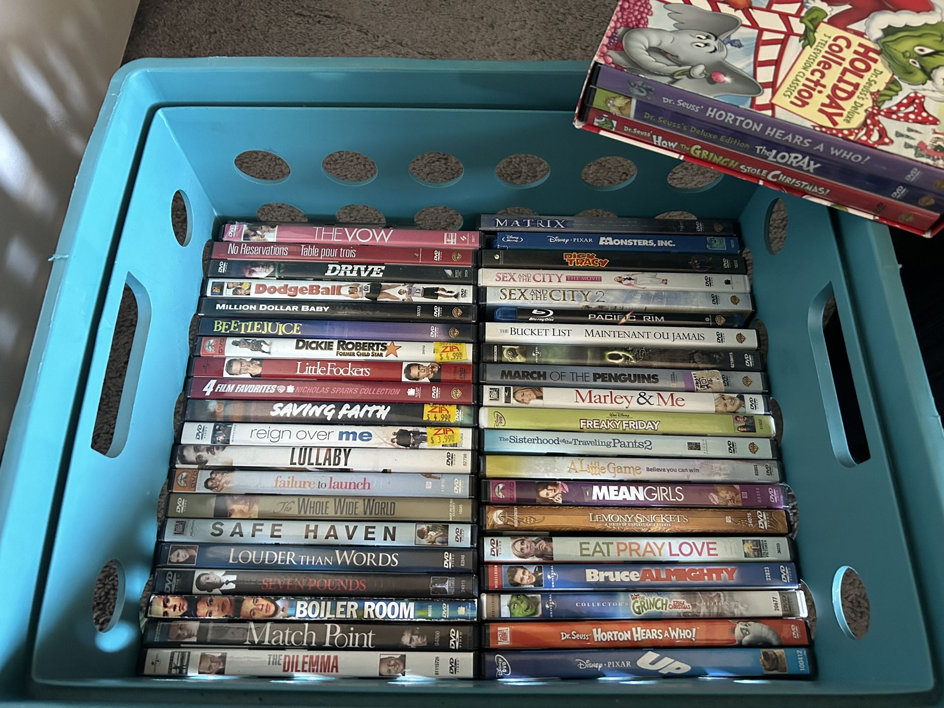 DVD’s (all sold separately)