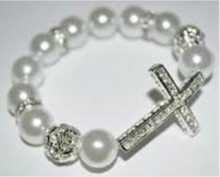 Pearl Cross Bracelets