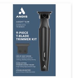 Andis 9pcs T-blade trimmer set, new