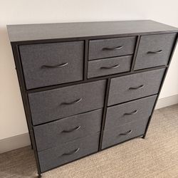 LUMTOK 10-Drawer Dresser, Fabric Storage Dressers