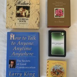 Book Lot Various Titles & Sizes (5) Books Total 