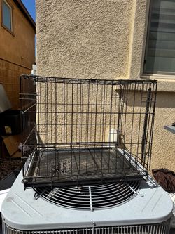 Two animal crates
