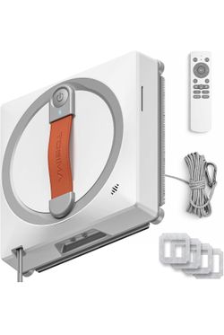 WA9C Pro Window Cleaning Robot, 4-Nozzle Dual Spray, 6 Cleaning Modes