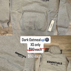 Essentials Hoodie Dark Oatmeal