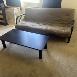 Futon And Coffee Table