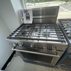 KitchenAid Gas Range Stove New Scratch And Dent With 6months Warranty 