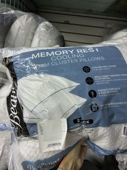 Beautyrest Memory Rest Cooling Foam Cluster Pillows $10 each