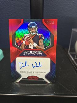 Deshaun watson rookie autograph/25 ssp Cleveland browns