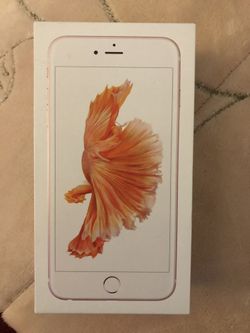 Empty iPhone boxes 6 S Plus