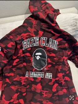 Faze X Bape Hoodie Zip Up