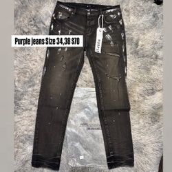 Purple Jeans Size 34,38