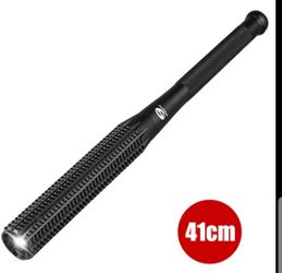 Baseball bat led flashlight self defense car tool