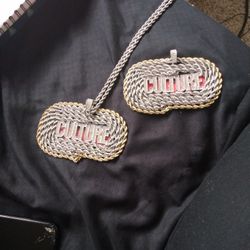 2 Culture Chains Made By Myself Very Unique And Different Design ..Both Going For $100