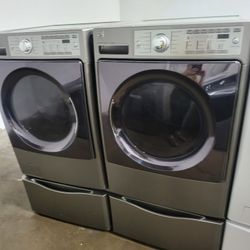 KENMORE ELITE SET STEAM WASHER AND ELECTRIC DRYER LARGE 