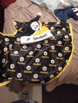 Steelers Tree Skirt And Hat Topper