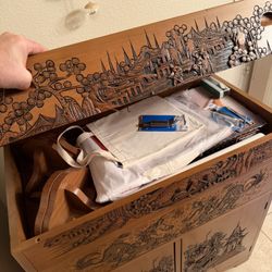 Antique Stereo Table 