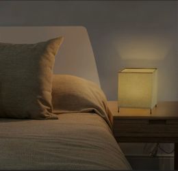 2-pack Minimalist Nightstand Lamps with Remote