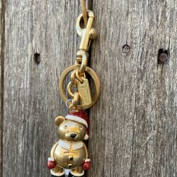 Coach Bear Charm Bag 