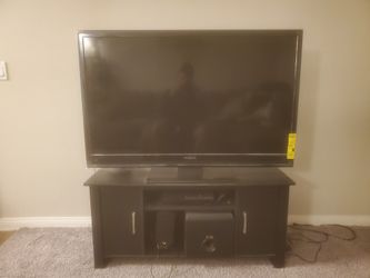 Small Entertainment center and TV
