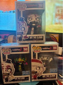 Art the clown funko pop bundle