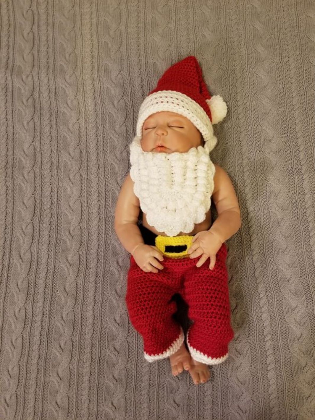 crochet baby outfit santa clause costume christmas