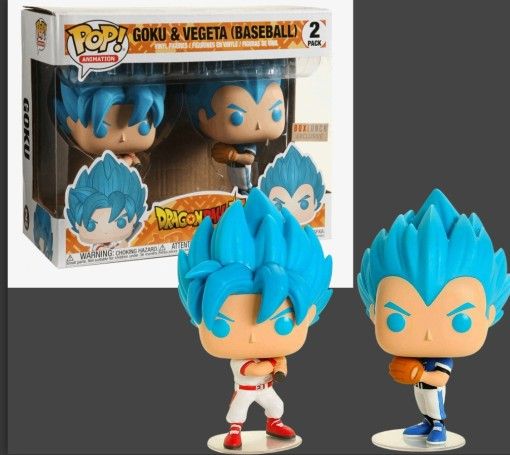 Goku & Vegeta Baseball Funko Pop Collectible 