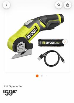 Ryobi Cordless Mini Cut-Off Tool Kit
