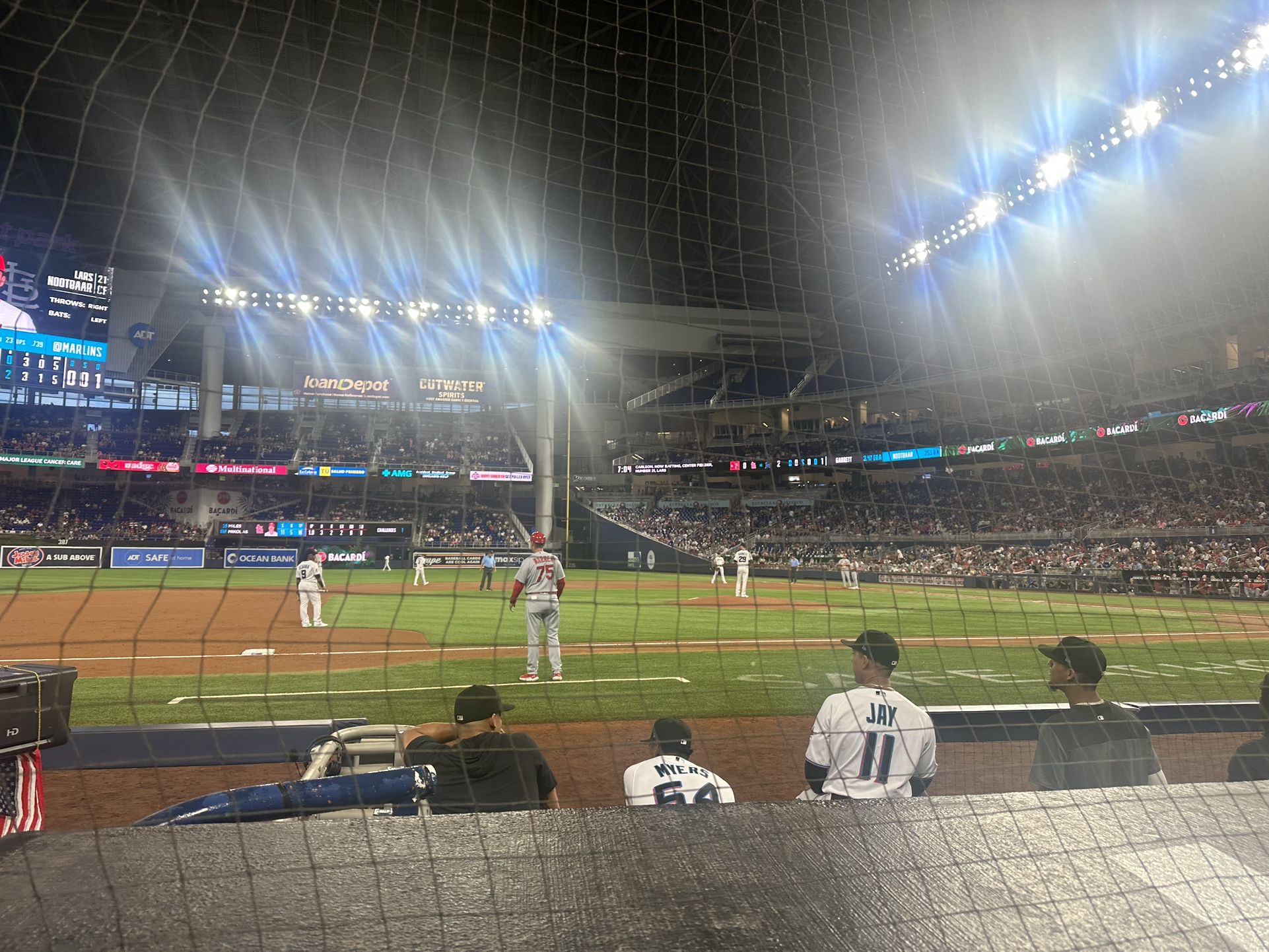 3 Miami Marlins Front Row Seats Row 1 Over The Dugout This Friday Night!!!!!