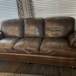 Leather Sofa 