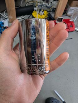 Husky 1/2 in. Drive 12 Point Deep Metric Socket 36mm