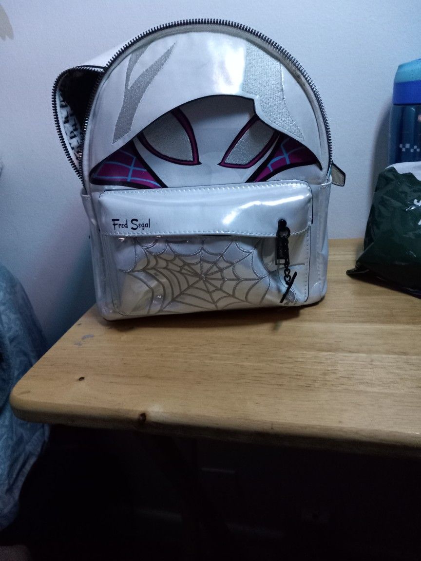 Fred Segal Marvel Spider-Man Spider-Gwen Figural Mini Backpack