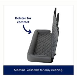 Frisco Bolster Bench Car Seat Cover, Large, Gray