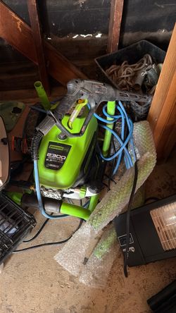 Green works pro 2300 max PSI brushless power washer