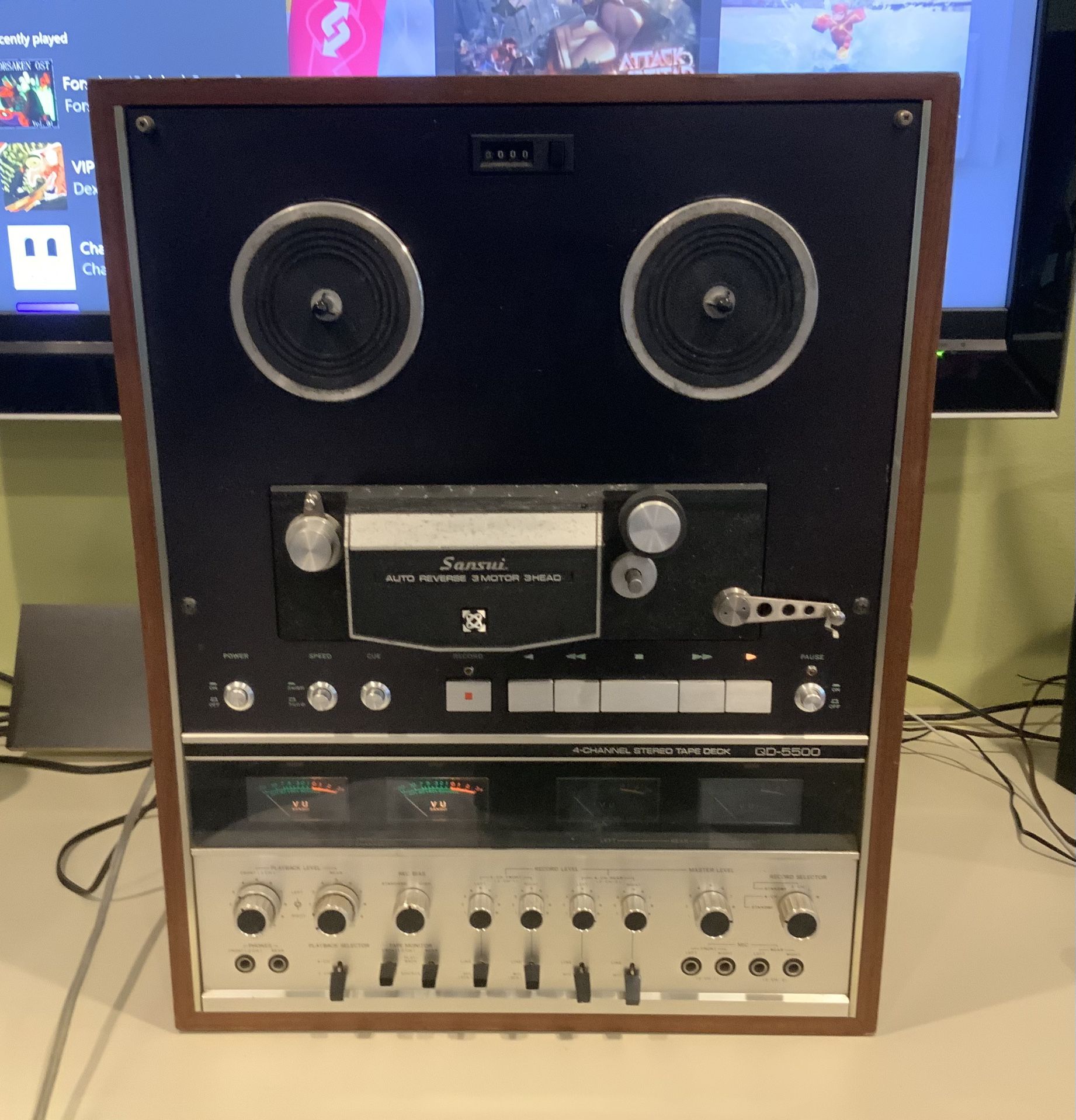 Sansui QD-5500 4-Channel Stereo Reel To Reel Beautiful
