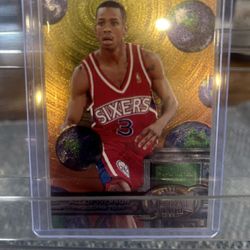 Allen Iverson 1997 Skybox Metal Universe Bronze Rookie Card 
