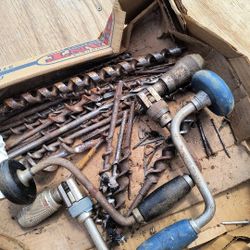 Vintage Drill And Stanley Saw